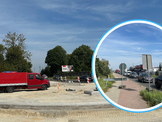 Budowa ronda w Strzelcach Opolskich. Termin zamknięcia drogi przesunięty