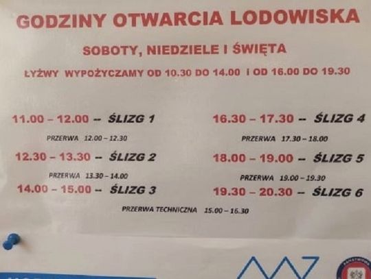 Zmiana na lodowisku w Strzelcach Opolskich. Wprowadzono limit osób na tafli 