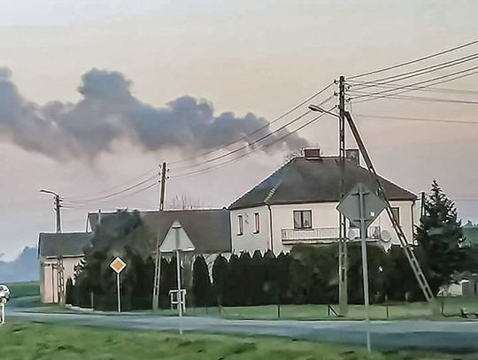 Znów paliła się sadza