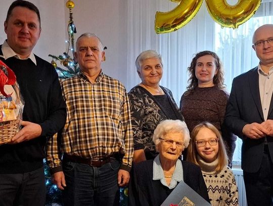 Życzymy dużo zdrowia. Pani Genowefa z Barutu skończyła 96 lat