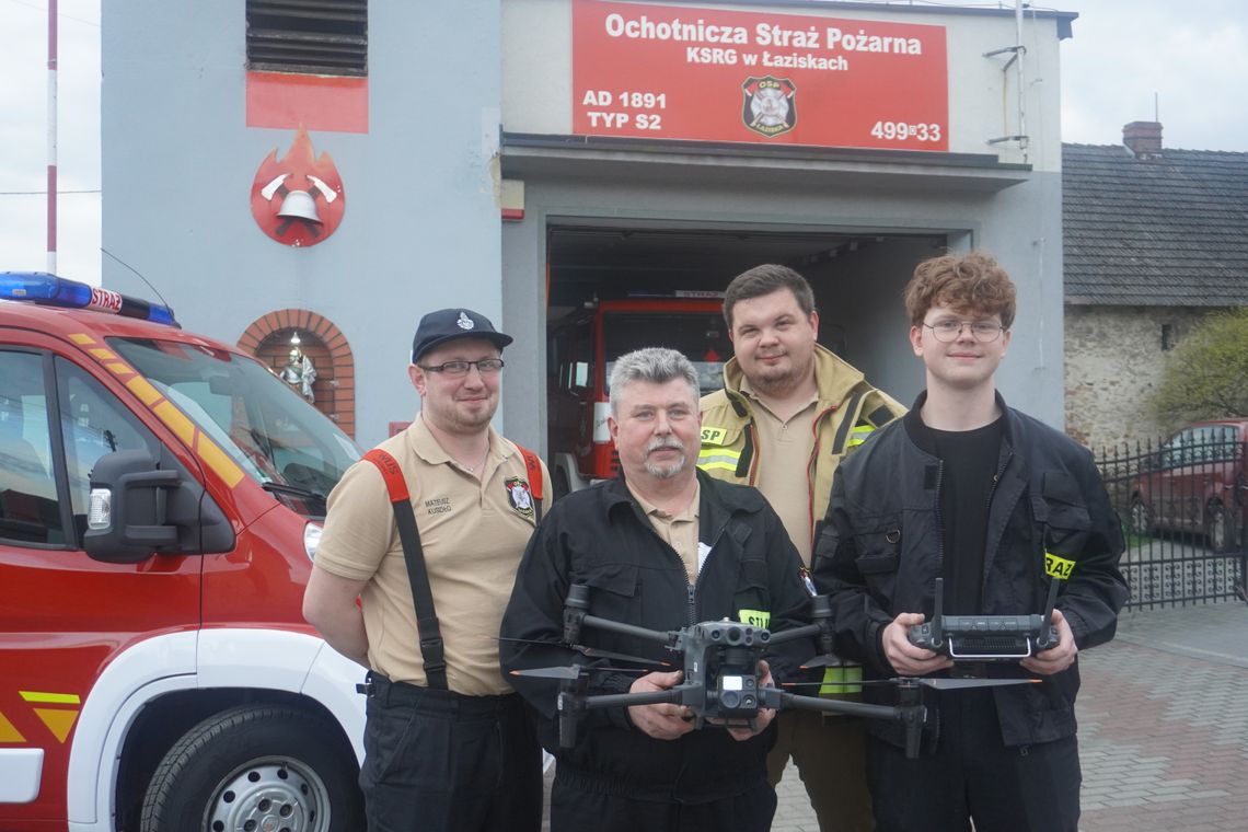 Strażacy z OSP Łaziska chcą się rozwijać, a przy tym pomagać mieszkańcom