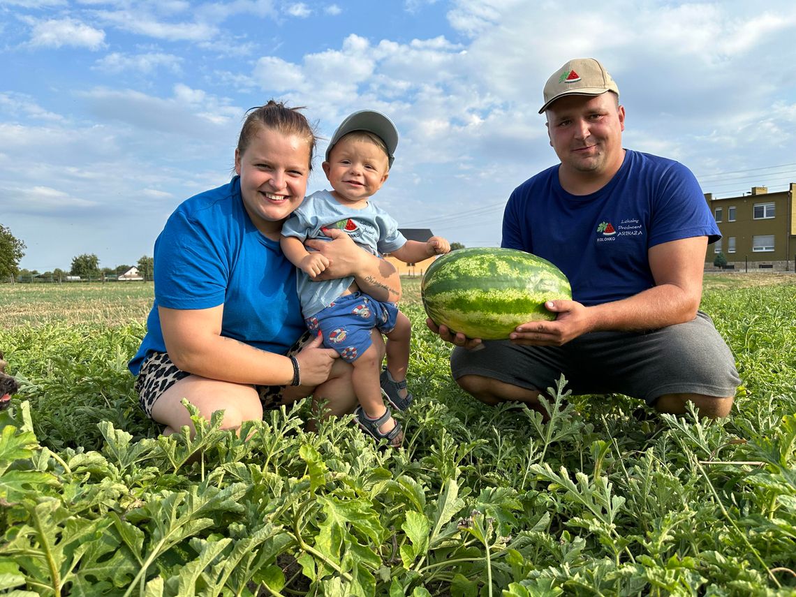 Arbuzy rosną w Lichyni! Państwo Kolonko mają rękę do egzotycznych roślin Arbuzy rosną w Lichyni! Państwo Kolonko mają rękę do egzotycznych roślin