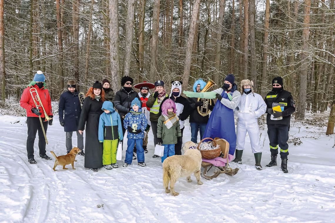 Bery w śniegu po pas