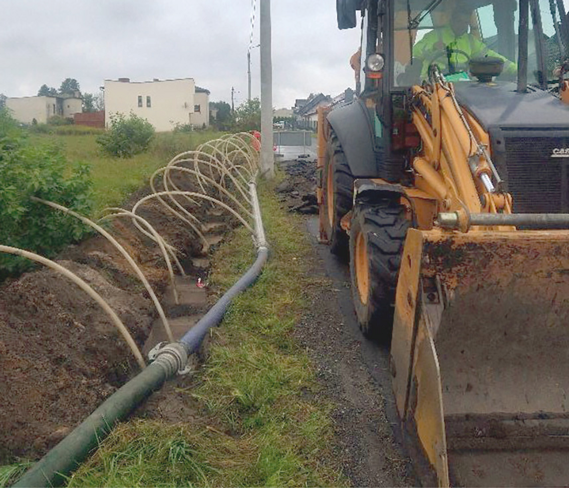 Budowa sieci kanalizacyjnej w Żędowicach. Utrudnienia dla mieszkańców