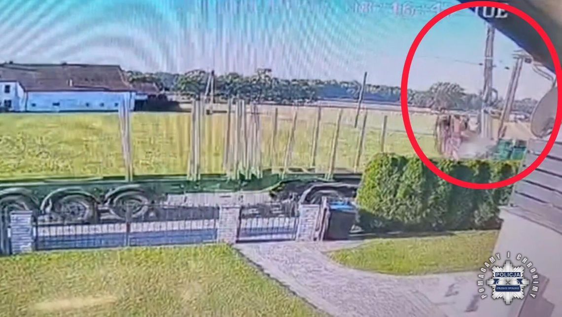 Uderzył ciężarówką w słup i odjechał. Policjanci szybko dotarli do kierowcy Uderzył ciężarówką w słup i odjechał. Policjanci szybko dotarli do kierowcy