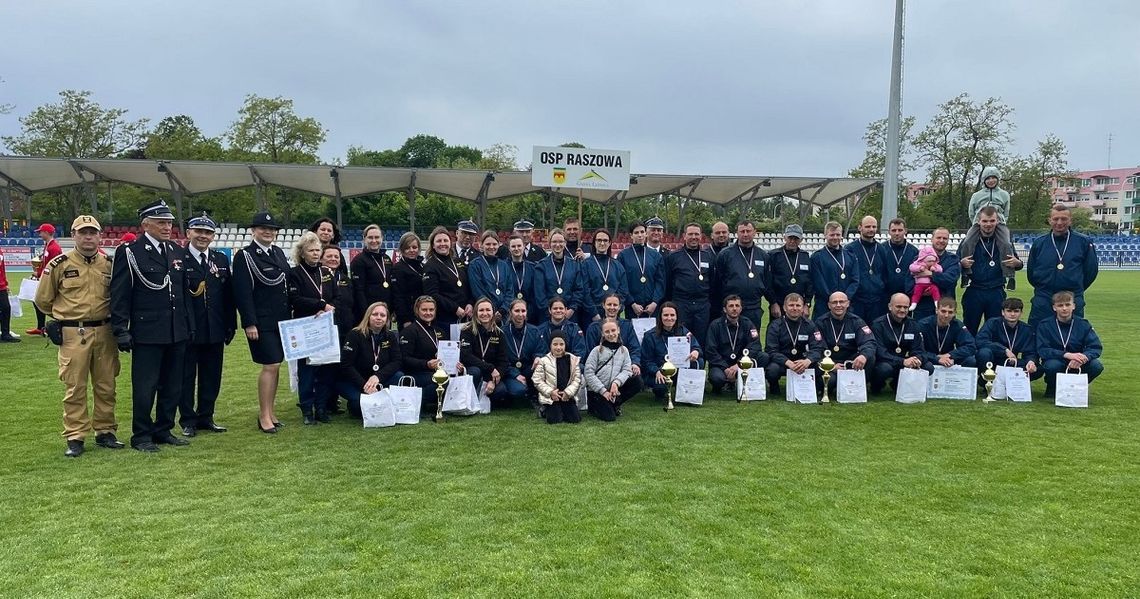 Cztery złote medale druhów z Raszowej na wojewódzkich zawodach
