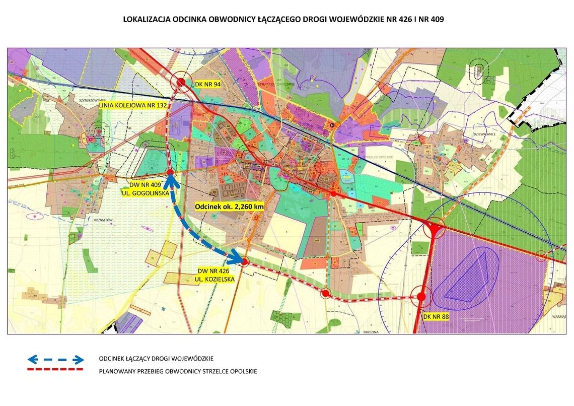 Czy powstanie ćwiartka dużej obwodnicy? Włodarze Strzelec Opolskich mają pewien pomysł 