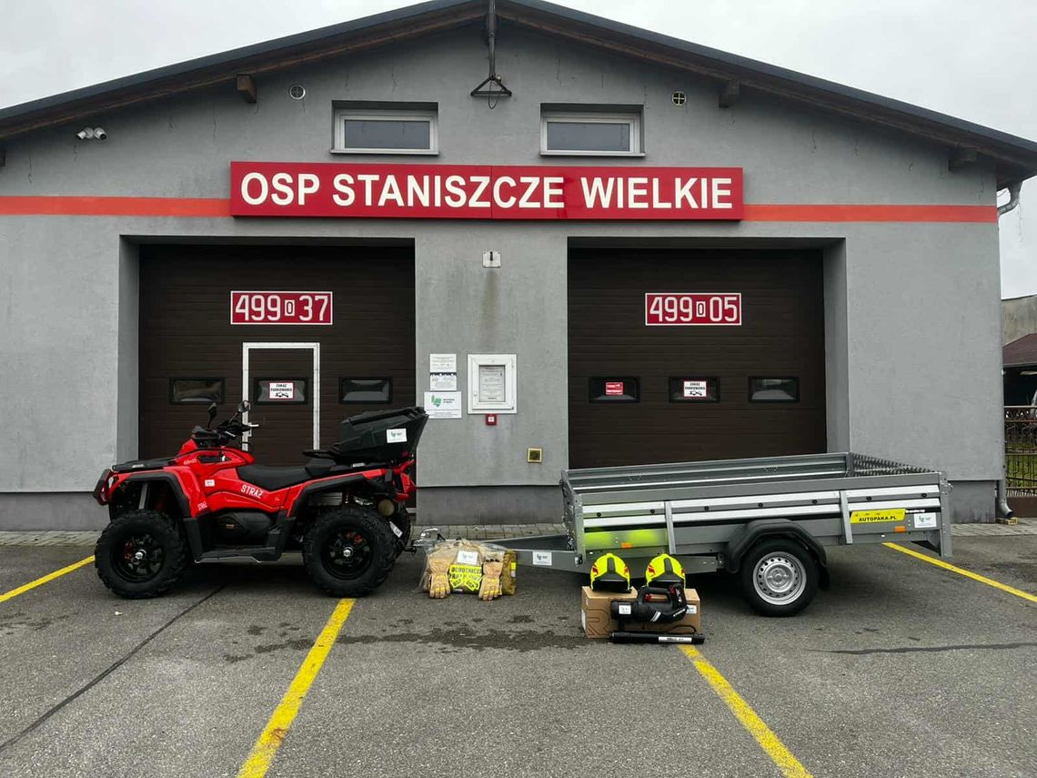 Nowy quad w OSP Staniszcze Wielkie. Ułatwi akcje nad Małą Panwią Nowy quad w OSP Staniszcze Wielkie. Ułatwi akcje nad Małą Panwią