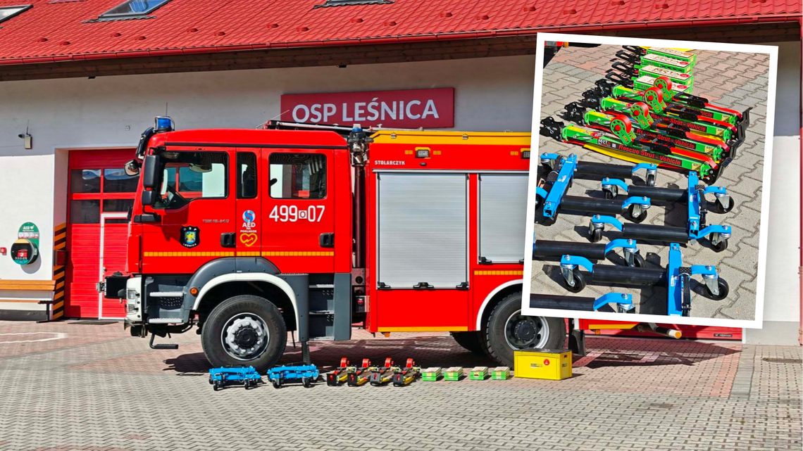 OSP Leśnica z cennym grantem. Strażacy będą nieść pomoc jeszcze skuteczniej OSP Leśnica z cennym grantem. Strażacy będą nieść pomoc jeszcze skuteczniej