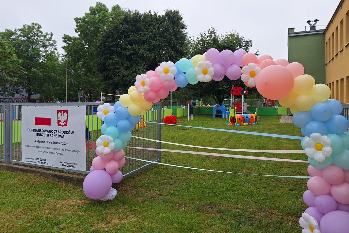 Nowy plac zabaw przy strzeleckim żłobku. Dzieci już mogą korzystać Nowy plac zabaw przy strzeleckim żłobku. Dzieci już mogą korzystać