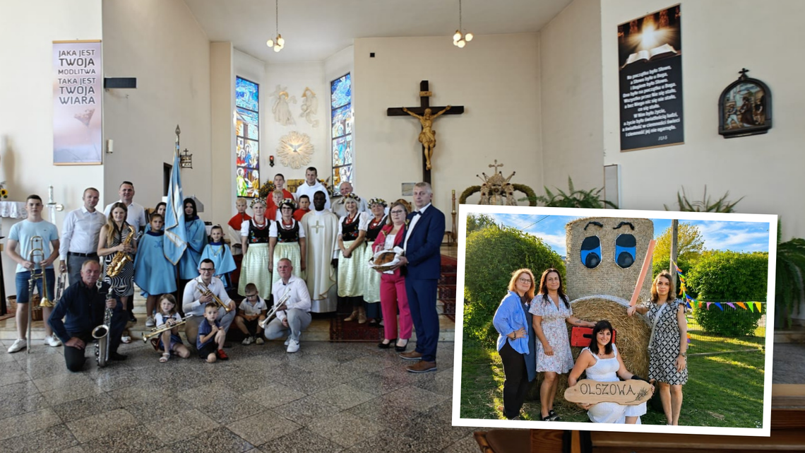 Bawili się i dziękowali za plony. Dożynki wiejskie w Olszowej i Starym Ujeździe