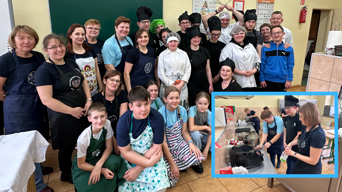 Wielkie pichcenie w ZPO w Leśnicy. Wyszły smakołyki że aż palce lizać