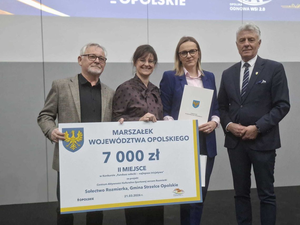 Projekt z Rozmierki wśród najlepszych na Opolszczyźnie!