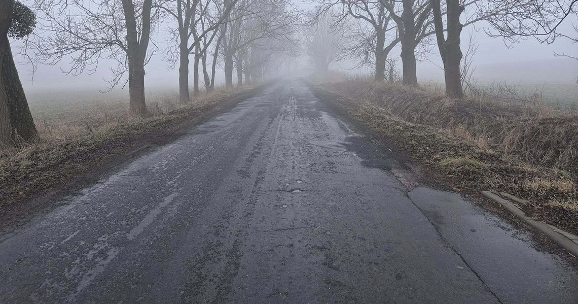 Droga Jaryszów-Ujazd do remontu. Na razie na jednym odcinku