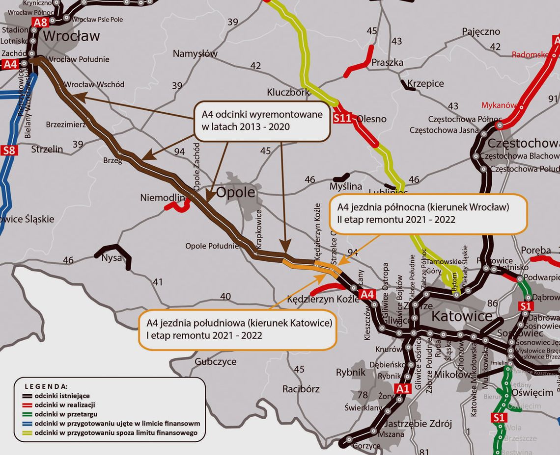 Drogowcy weszli na autostradę 