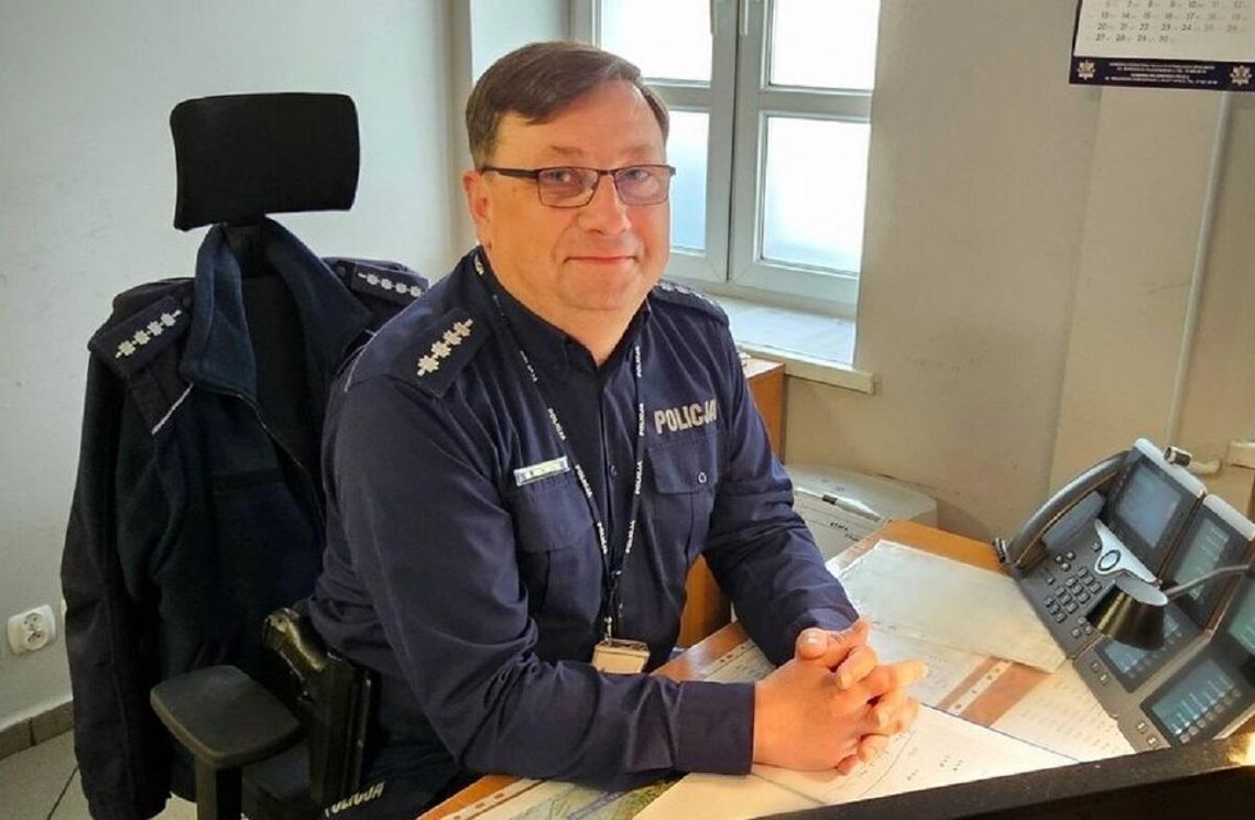 Kierowca ciężarówki potrzebował pilnej pomocy. Dyżurny stanął na wysokości zadania