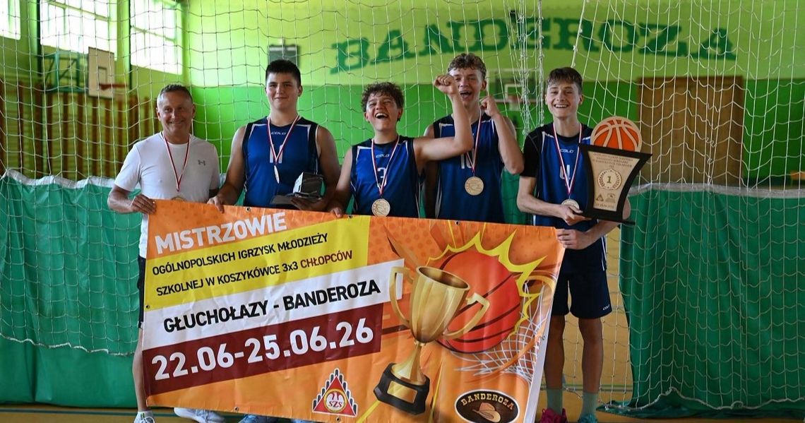 Uczniowie strzeleckiej "czwórki" Mistrzami Polski w koszykówce 3x3! Uczniowie strzeleckiej "czwórki" Mistrzami Polski w koszykówce 3x3!