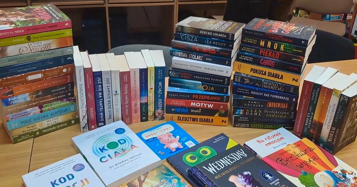 Nowości w bibliotece w Jemielnicy. Jest coś dla dzieci i dla dorosłych