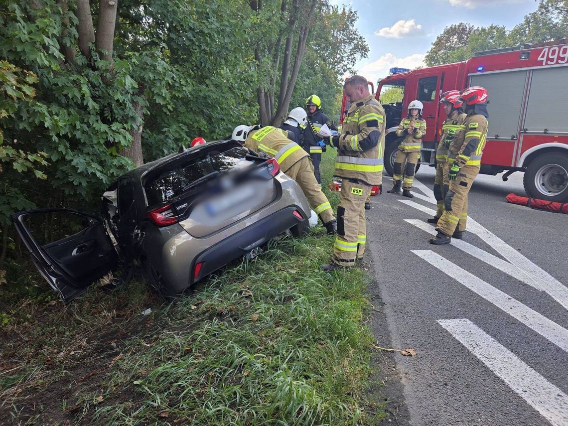 Groźny wypadek na DK94 koło Izbicka Groźny wypadek na DK94 koło Izbicka
