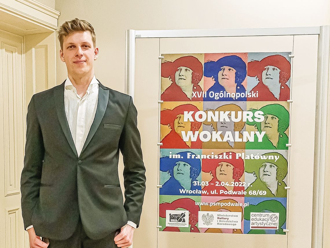 Jan Baranowski wyśpiewał Grand Prix, choć wokal ćwiczy od niedawna Jan Baranowski wyśpiewał Grand Prix, choć wokal ćwiczy od niedawna