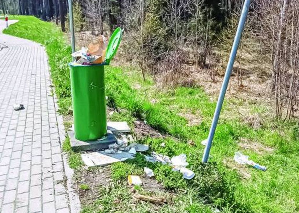Jeden kosz i wielki parking Jeden kosz i wielki parking