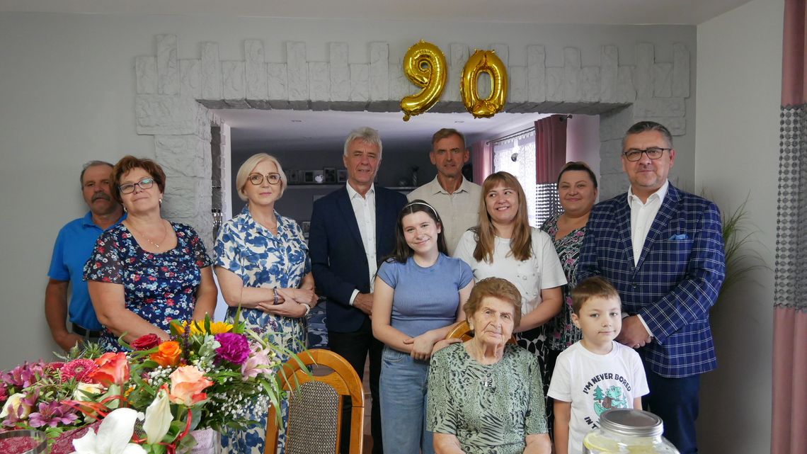 Wszystkiego najlepszego dla jubilatki. Pani Maria z Osieka skończyła 90 lat