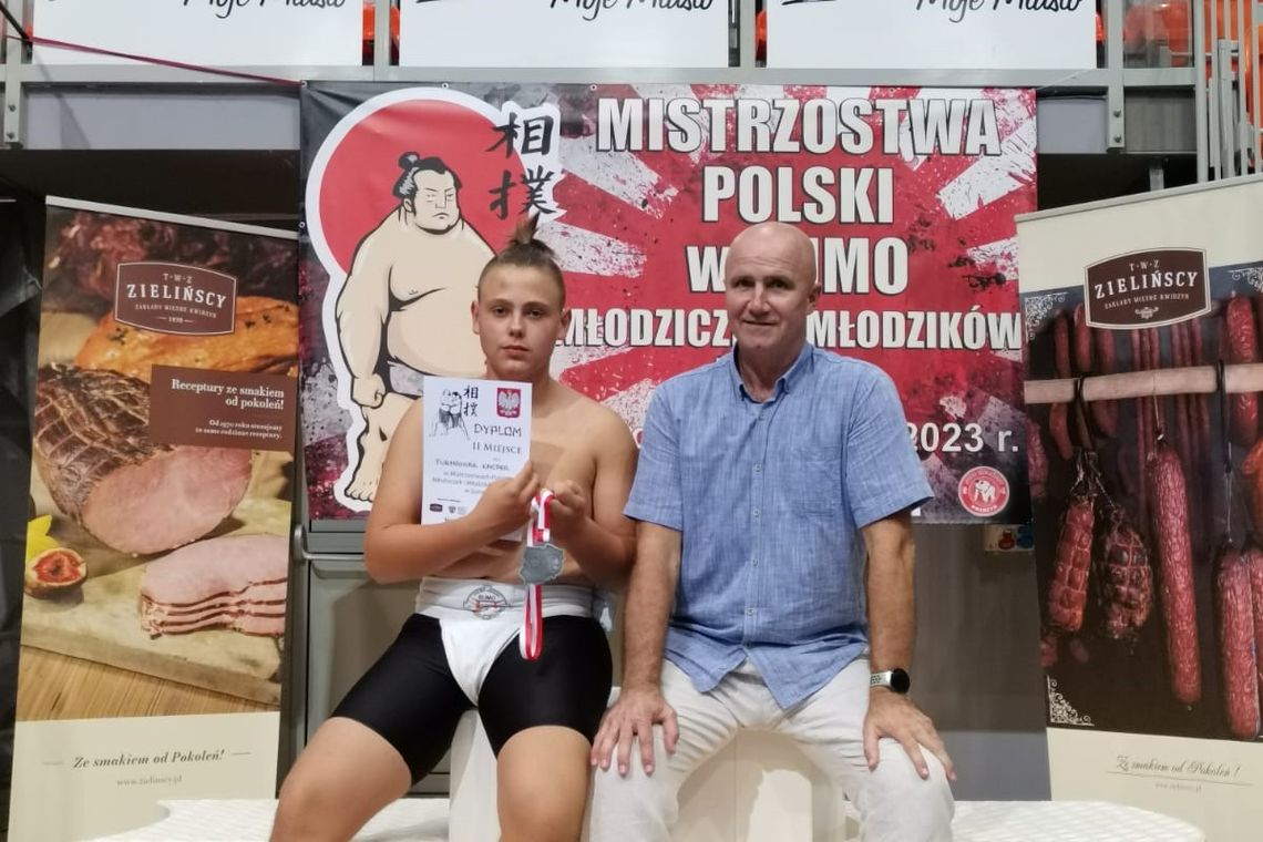 Kacper Furmaniak z UKS „Siódemka” w Strzelcach Opolskich na mistrzostwach Polski