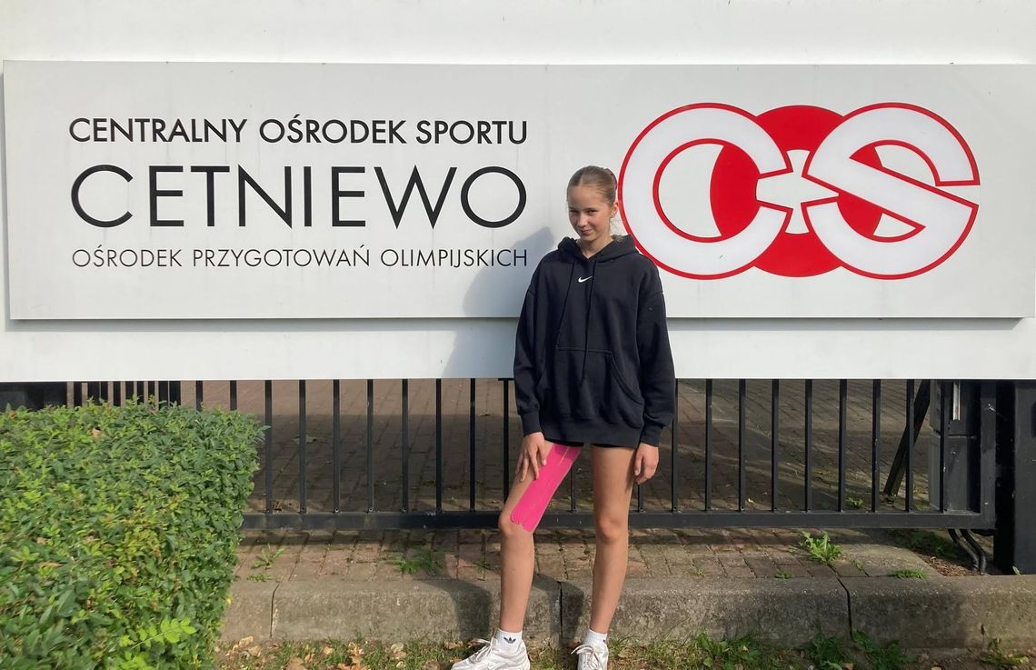 Łucja Kapica na zgrupowaniu Kadry Polski w Cetniewie Łucja Kapica na zgrupowaniu Kadry Polski w Cetniewie