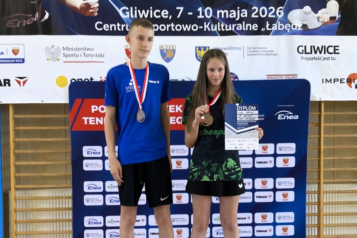 Łucja Kapica z brązowym medalem Mistrzostw Polski Młodzików