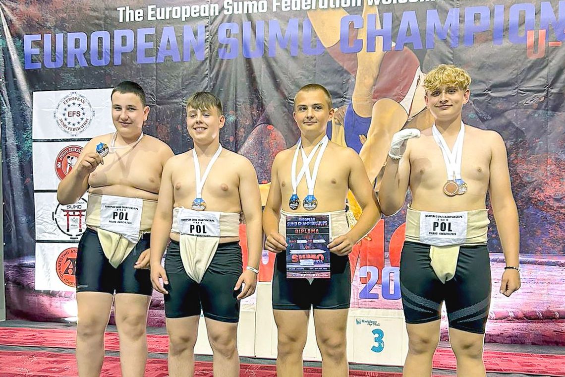 Mamy brązowy medal mistrzostw Europy w sumo!