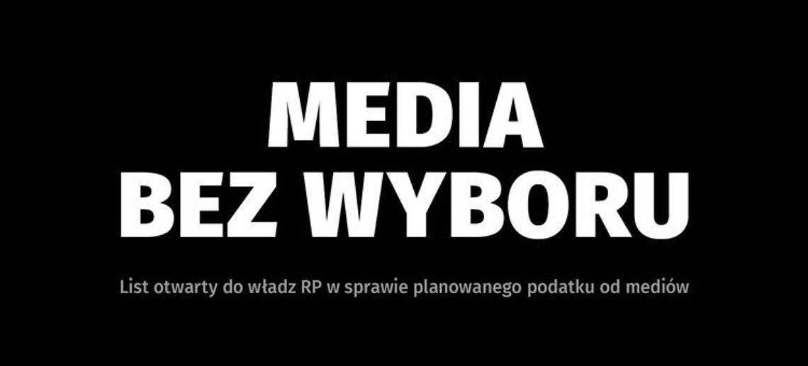 Media bez wyboru. Strzelec Opolski dołącza do protestu polskich mediów Media bez wyboru. Strzelec Opolski dołącza do protestu polskich mediów
