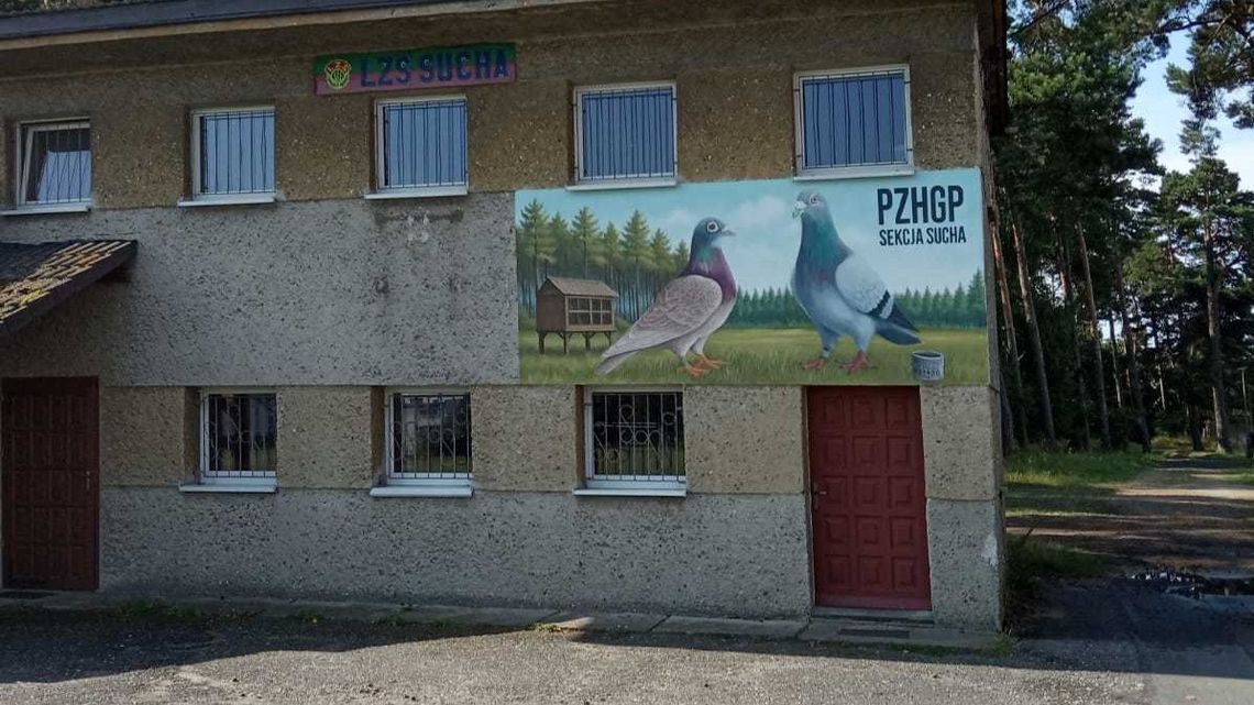 Na budynku w Suchej pojawił się piękny mural. Nawiązuje do organizacji