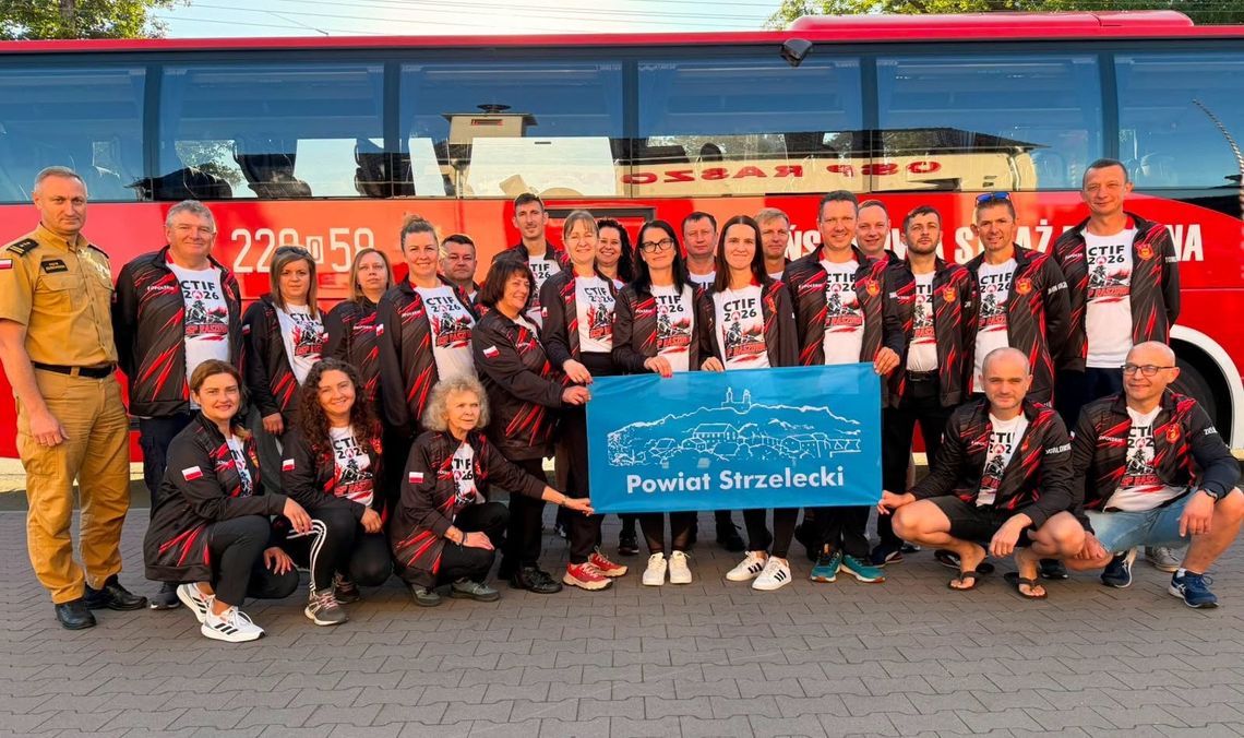 Nasi strażacy powalczą o medale w Austrii. Ruszyli na międzynarodową olimpiadę Nasi strażacy powalczą o medale w Austrii. Ruszyli na międzynarodową olimpiadę