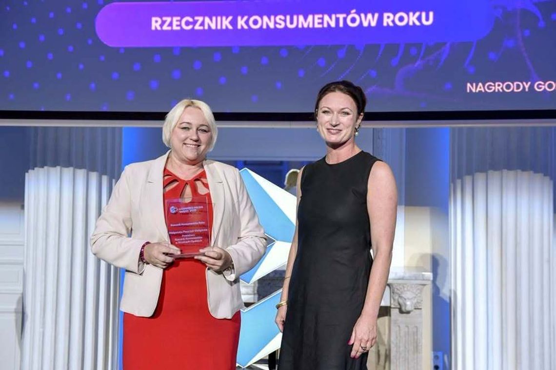Nasza rzeczniczka konsumentów z prestiżową nagrodą! Nasza rzeczniczka konsumentów z prestiżową nagrodą!
