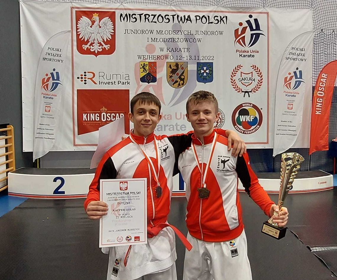 Nidan Zawadzkie. Patryk Wittek mistrzem kraju, Kacper Gołaś wicemistrzem