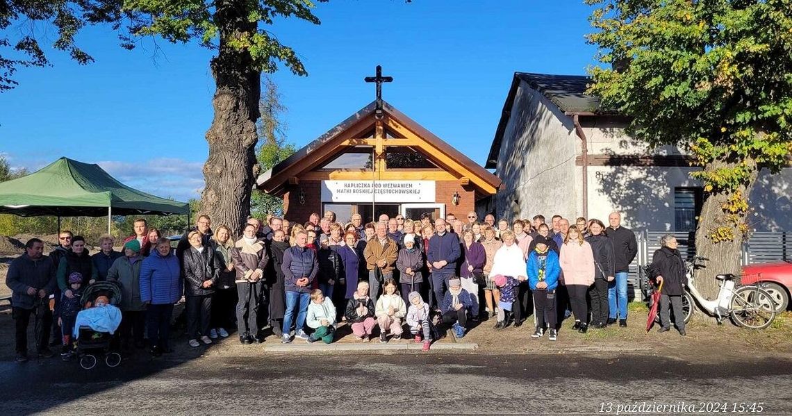 Nowa kapliczka powstała dzięki zaangażowaniu mieszkańców