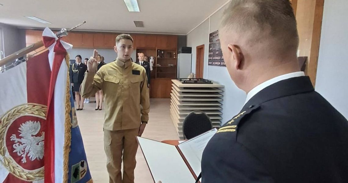 Nowy strażak w szeregach komendy PSP w Strzelcach Opolskich