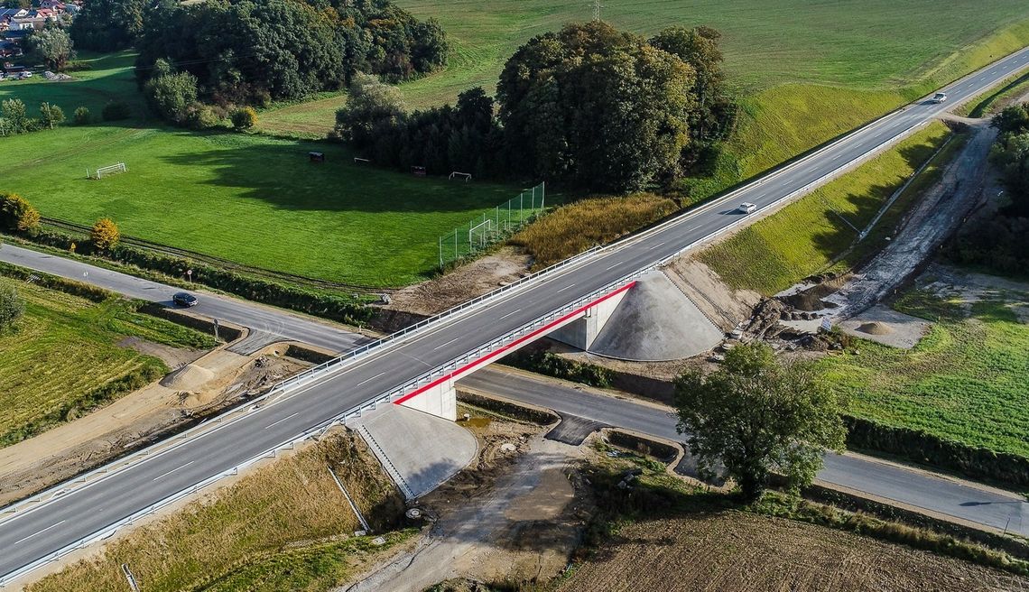 Obwodnica przebiegająca przez powiat strzelecki oficjalnie otwarta