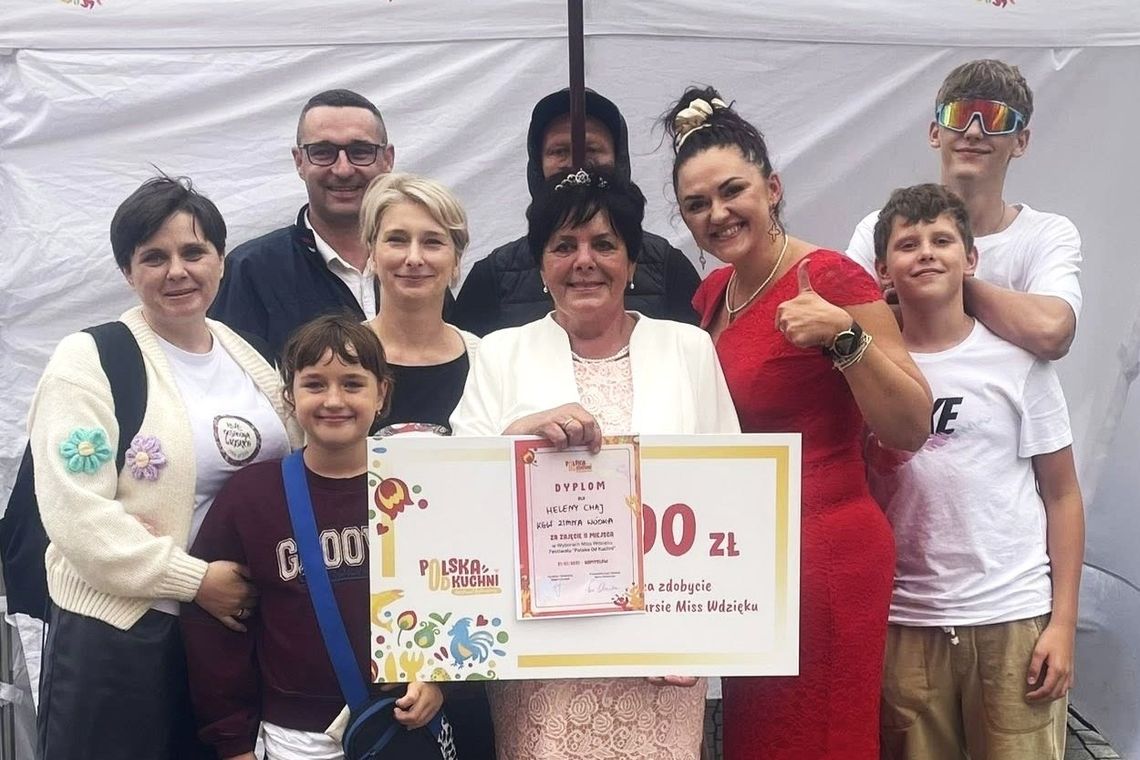 Pani Helena Chaj z Zimnej Wódki w konkursie Miss Wdzięku pokazała szyk!