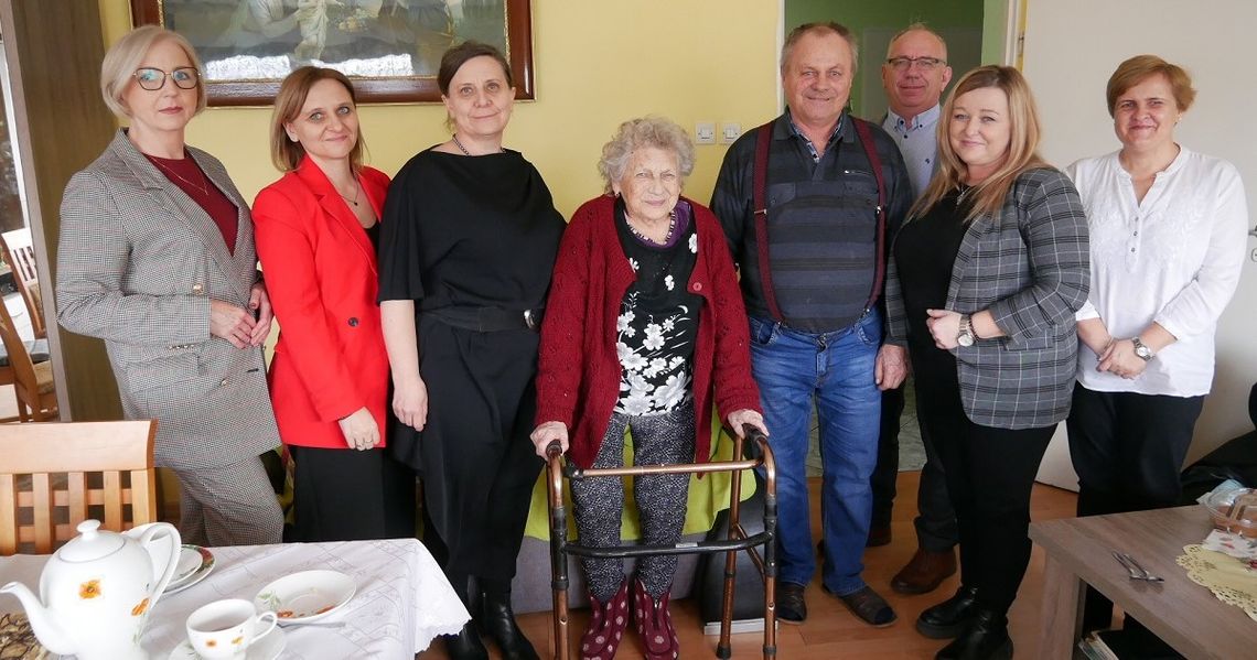 Pani Maria z Grodziska skończyła 95 lat. Składamy najlepsze życzenia