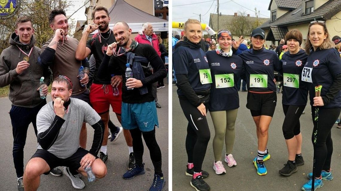 Pobiegli dla Marcinka. Wśród zawodników nie brakowało mundurowych Pobiegli dla Marcinka. Wśród zawodników nie brakowało mundurowych