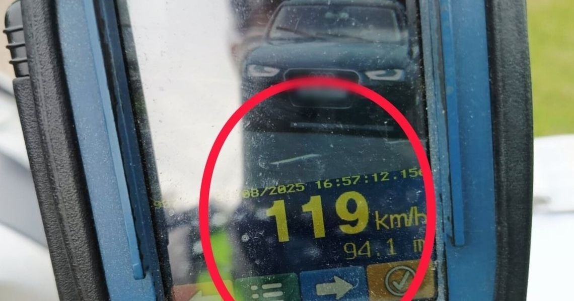 Pędzili zdecydowanie za szybko. Piraci drogowi zatrzymani w Ujeździe
