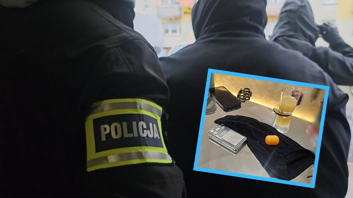 Policjanci zatrzymali poszukiwanego. W mieszkaniu miał narkotyki Policjanci zatrzymali poszukiwanego. W mieszkaniu miał narkotyki
