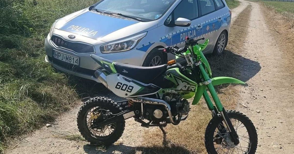 Pościg za motocyklistą. 18-latek nie posiadał uprawnień