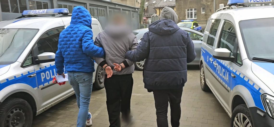 Pościg w Strzelcach Opolskich. 30-latek chciał spalić dom i potrącił policjanta