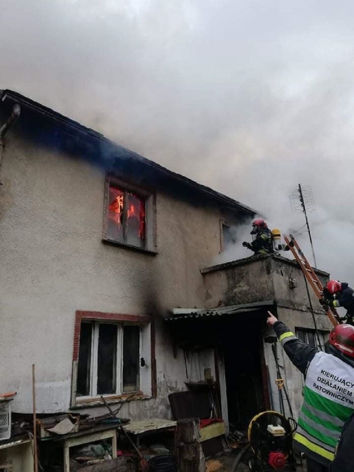 Pożar w Ligocie Górnej. Znaleziono ciało mężczyzny 