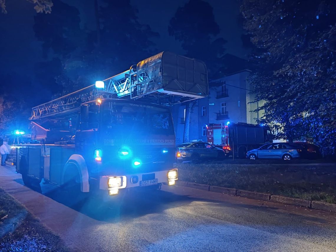 Pożar w Strzelcach Opolskich. 40 osób ewakuowanych z budynku