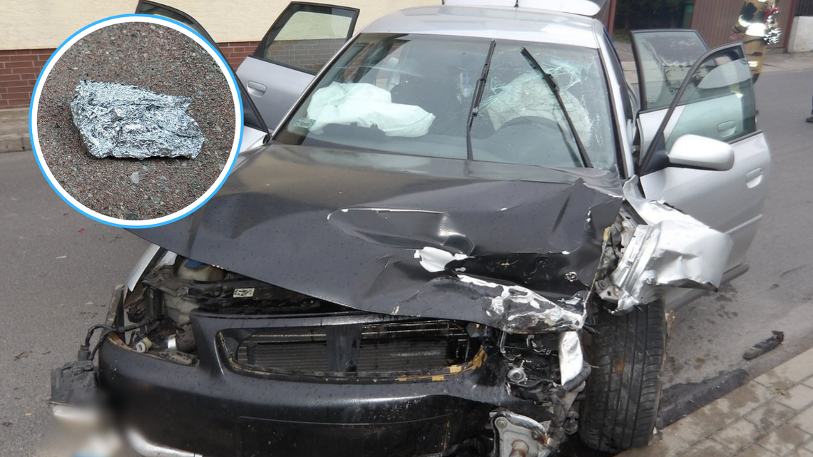 Pościg w Strzelcach Opolskich. Kierowca Audi miał trzy zakazy i narkotyki