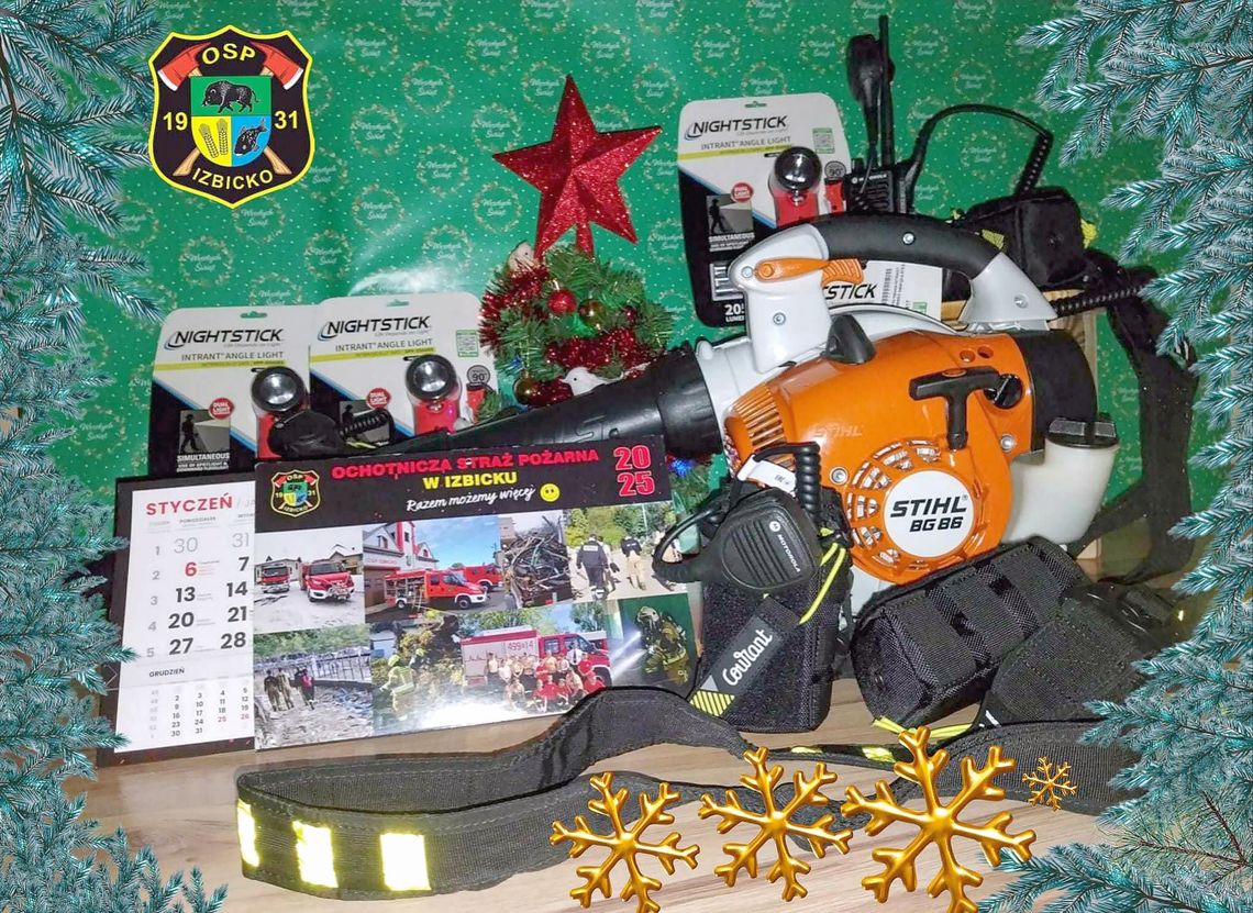 Prezent dla strażaków z OSP Izbicko. Wszystko dzięki "cegiełkom"