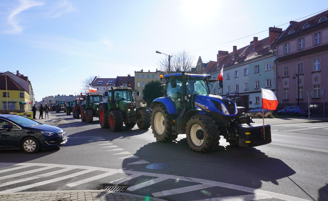 Protest rolników w Strzelcach Opolskich. Są utrudnienia w ruchu